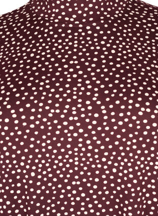 FLASH - Langærmet kjole med turtleneck, Fudge Dot, Packshot image number 2