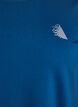 Tr&aelig;ningsbluse med 3/4 &aelig;rmer, Bl&aring;, Packshot image number 2