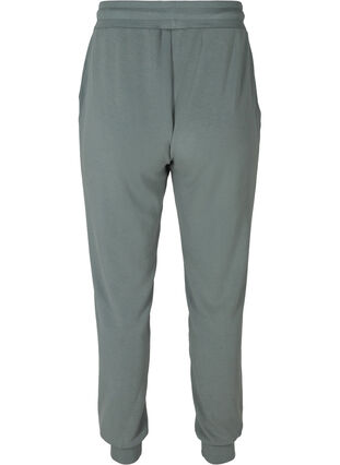 Sweatpants med lommer og snøre, Balsam Green, Packshot image number 1
