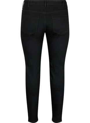 Slim fit Emily jeans med regulær talje, Black, Packshot image number 1