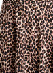 Midinederdel med leopardprint og A-form, , Packshot image number 2