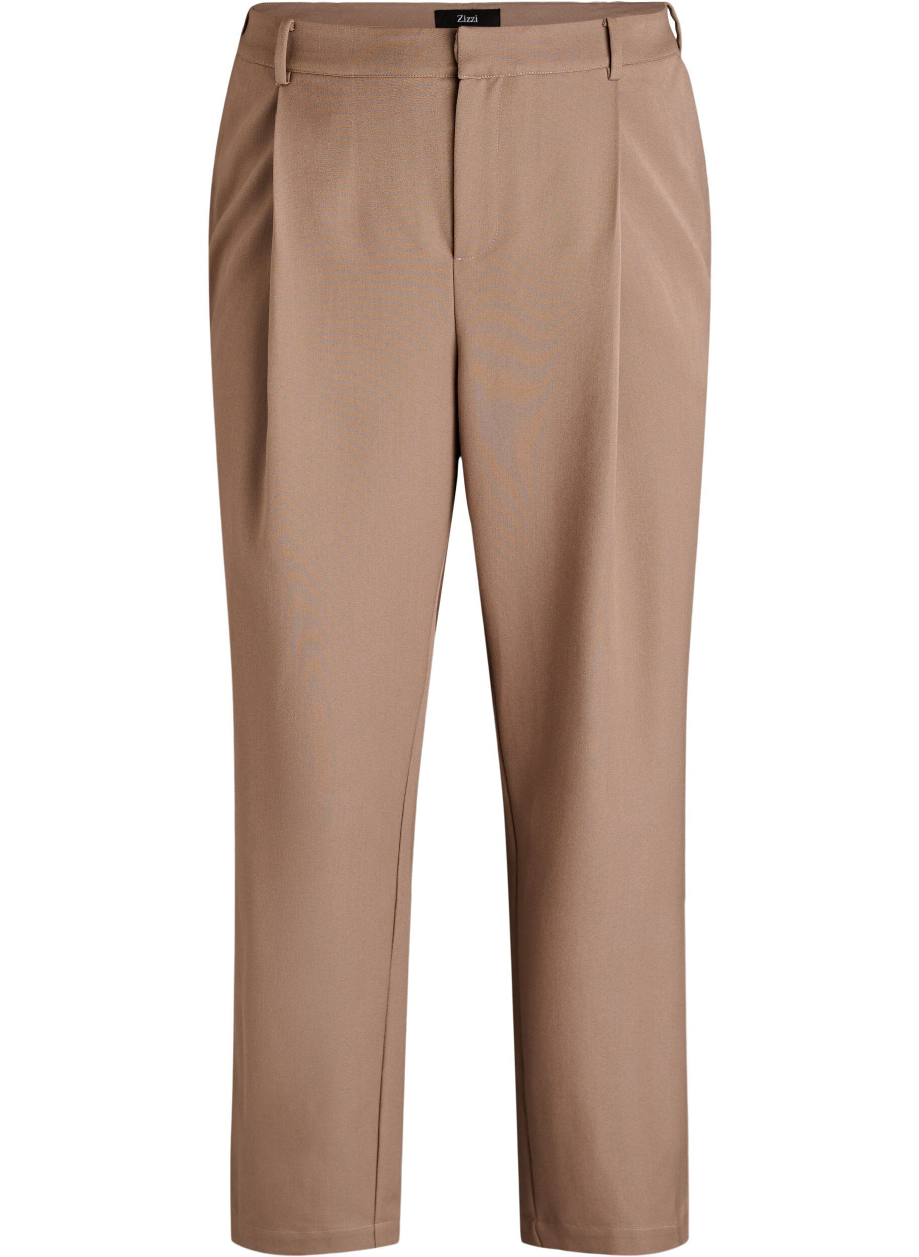 Habitbukser med h&oslash;j talje og lige ben