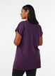 Lang tr&aelig;nings t-shirt, Lilla, Model image number 2