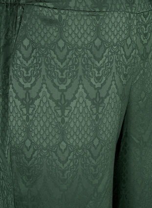 Bukser med strukturmønster, Duck Green, Packshot image number 2