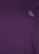 Slim fit trænings t-shirt med rund hals, Purple Pennant, Packshot image number 2