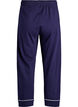Pyjamasbukser i bomuld med h&oslash;j talje, Bl&aring;, Packshot image number 1
