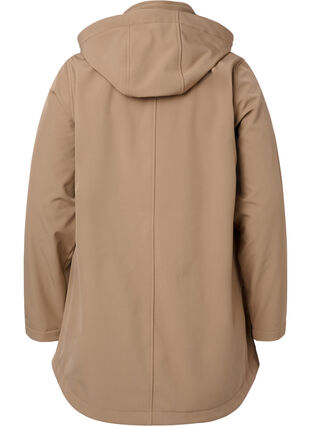 Softshell jakke med aftagelig hætte, Amphora, Packshot image number 1