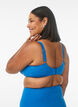 Bikini b&oslash;jle bh med draperinger, Bl&aring;, Model image number 2
