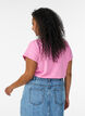 Kort&aelig;rmet t-shirt i bomuldsblanding, Lyser&oslash;d, Model image number 2