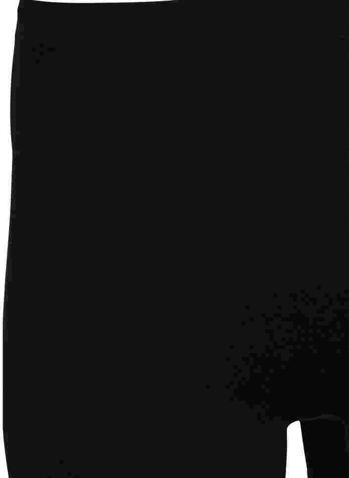 Seamless shorts med regulær talje , Black, Packshot image number 2