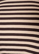 Stribet bluse med lange &aelig;rmer, Brun, Packshot image number 2