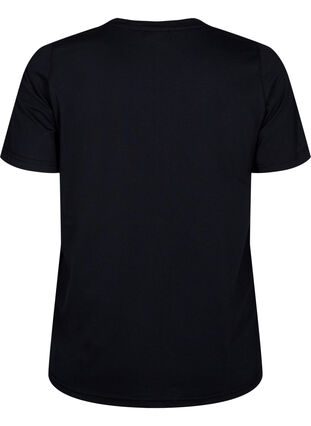 FLASH - T-shirt med motiv, Black Silver Heart, Packshot image number 1