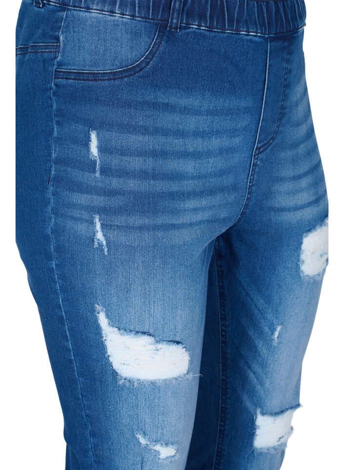 Jeggings med slid, Dark blue, Packshot image number 2