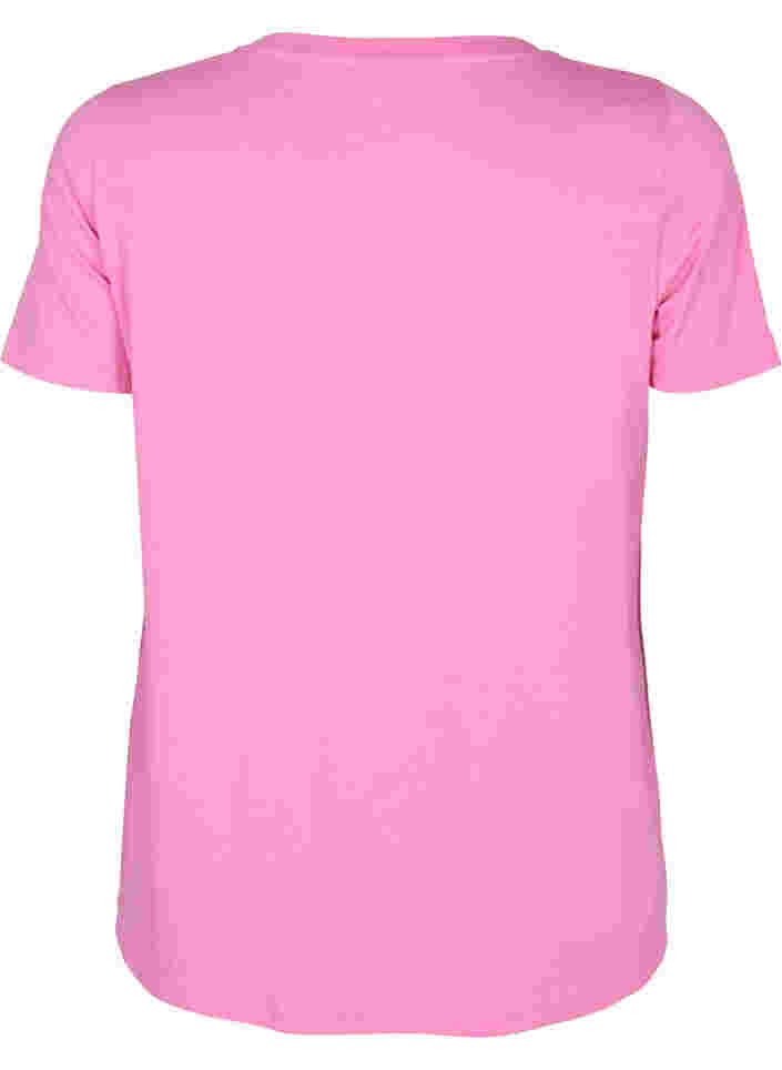 Støt Brysterne - T-shirt i bomuld, Wild Orchid, Packshot image number 1