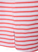 Lang oversize T-shirt i &oslash;kologisk bomuld med striber, Lilla, Packshot image number 3