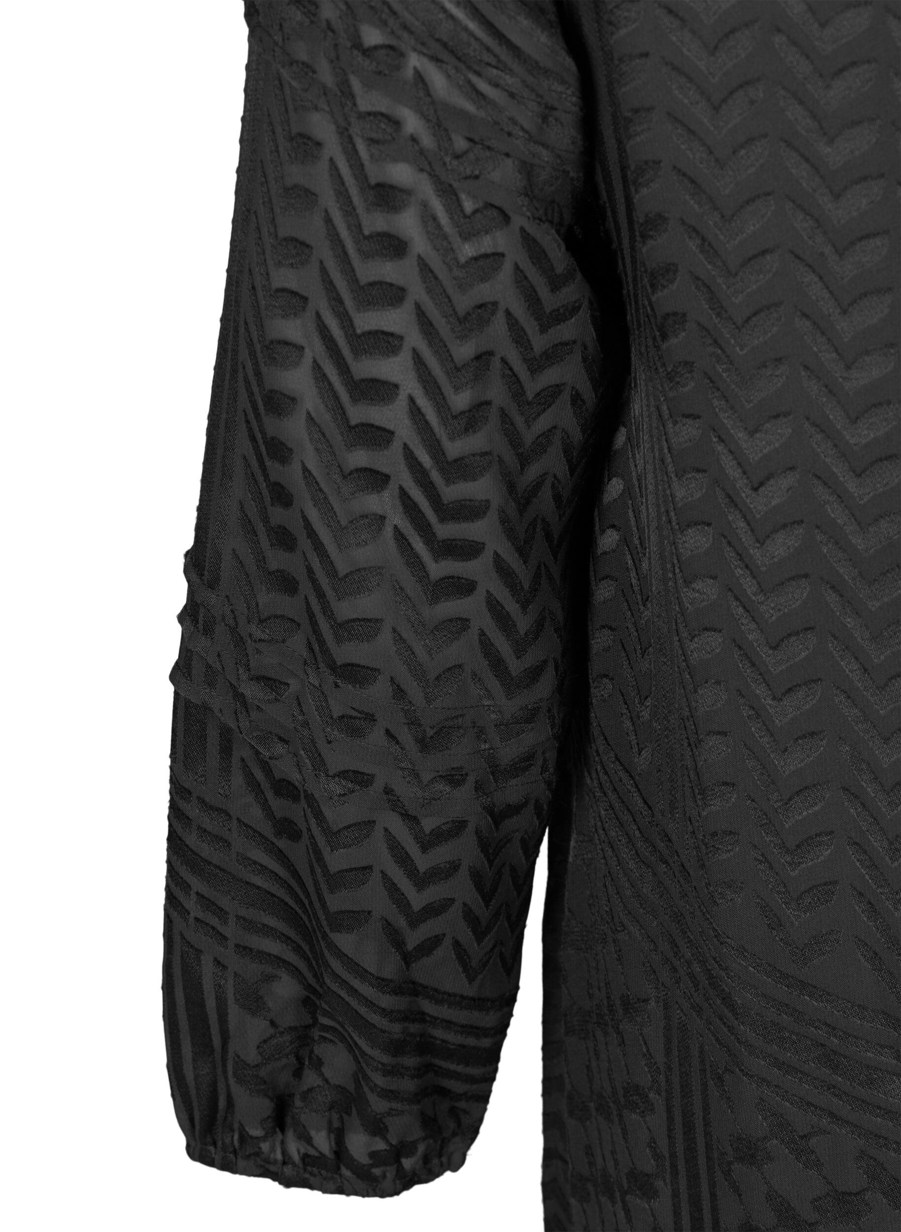 Zizzi Kjole, Black, Packshot image number 3