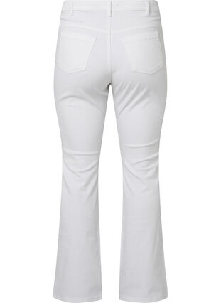 Ellen bootcut jeans med høj talje, White, Packshot image number 1