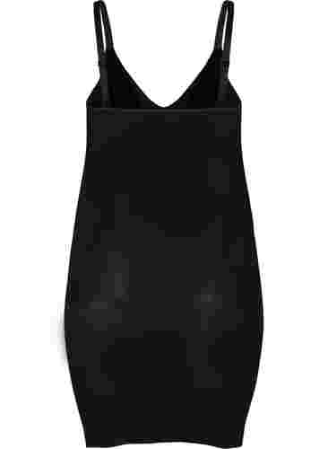 Shapewear kjole med tynde stropper, Black, Packshot image number 1