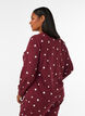 Natbluse med print, R&oslash;d, Model image number 2