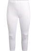 Basis 3/4 leggings i viskose, Hvid, Packshot image number 0