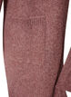 Meleret strik cardigan med lommer, Lyser&oslash;d, Packshot image number 3