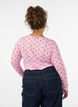 Meshbluse med print, Lyser&oslash;d, Model image number 2
