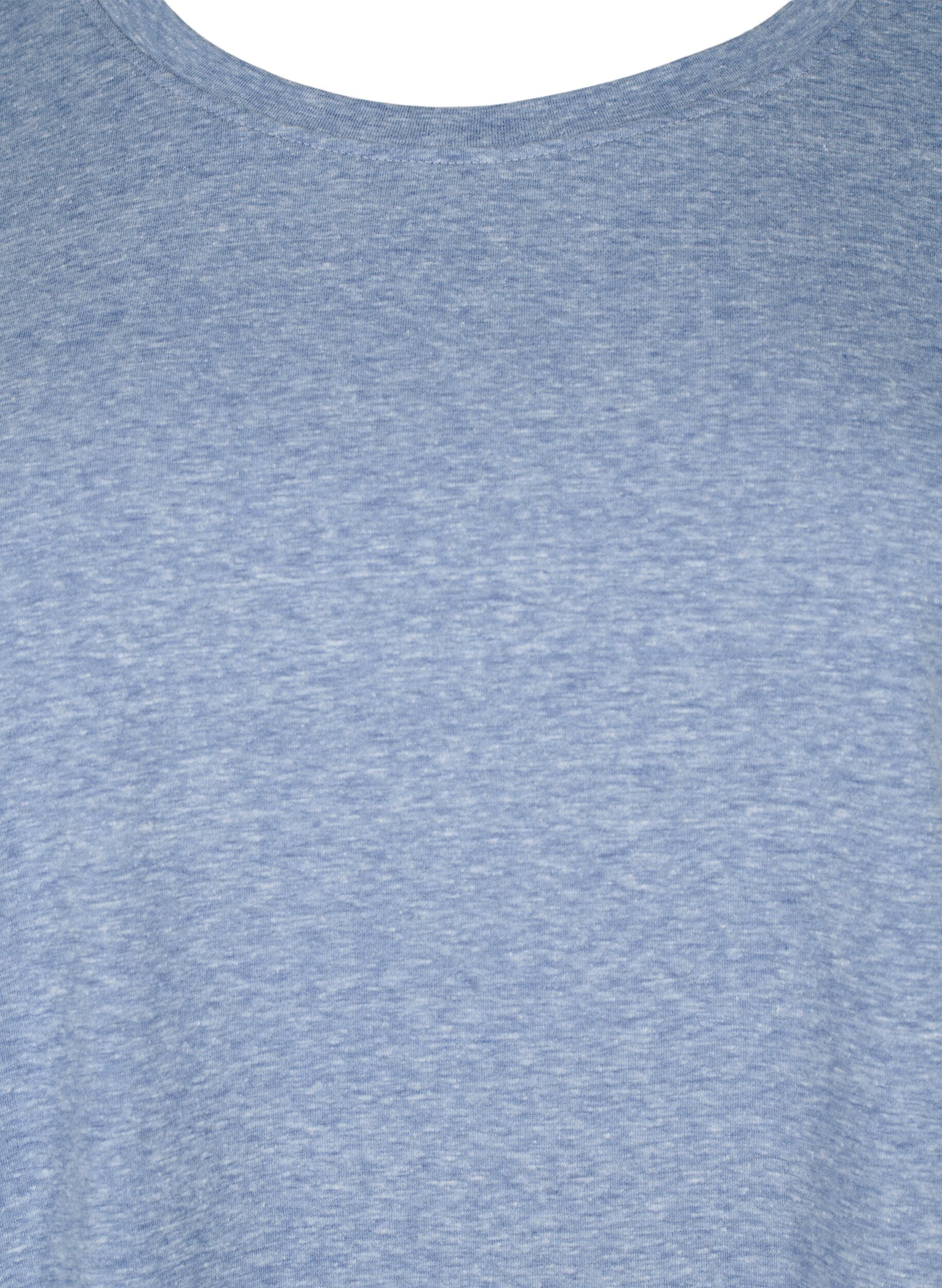 ZizziMeleret t-shirt med korte &aelig;rmer, Bl&aring;, Packshot image number 2