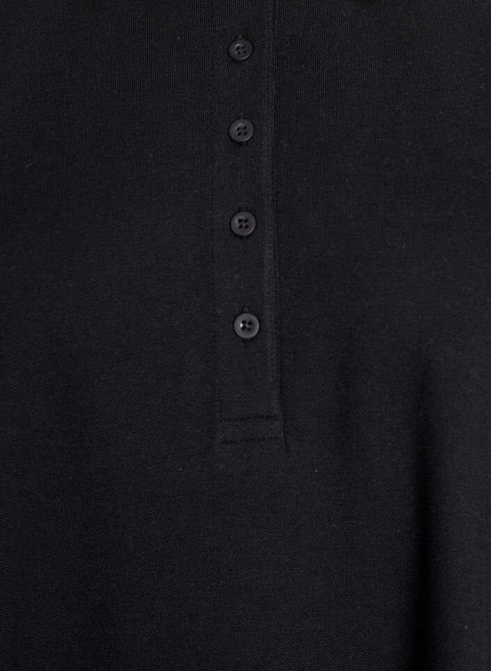 Kort polokjole med A-facon, Sort, Packshot image number 2