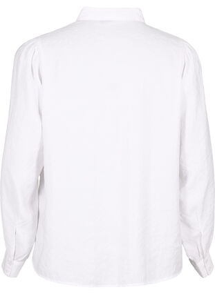 Langærmet skjorte i TENCEL™ Modal , Bright White, Packshot image number 1