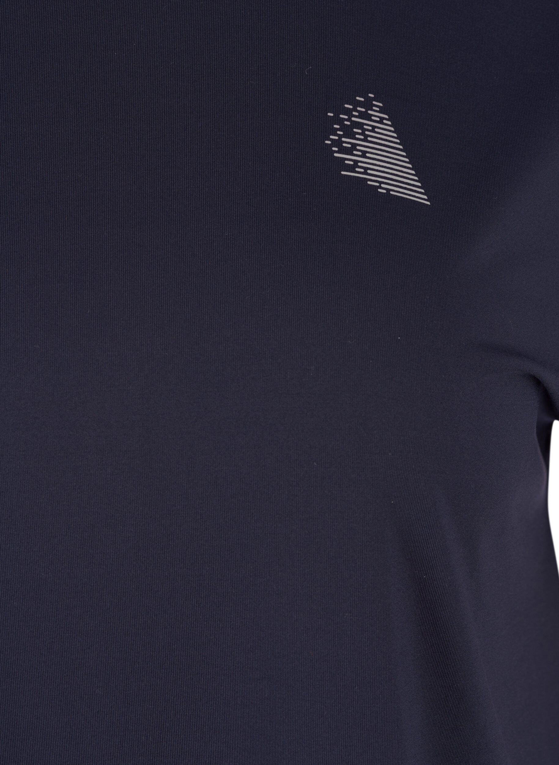 Zizzi Ensfarvet tr&aelig;nings t-shirt, Bl&aring;, Packshot image number 2