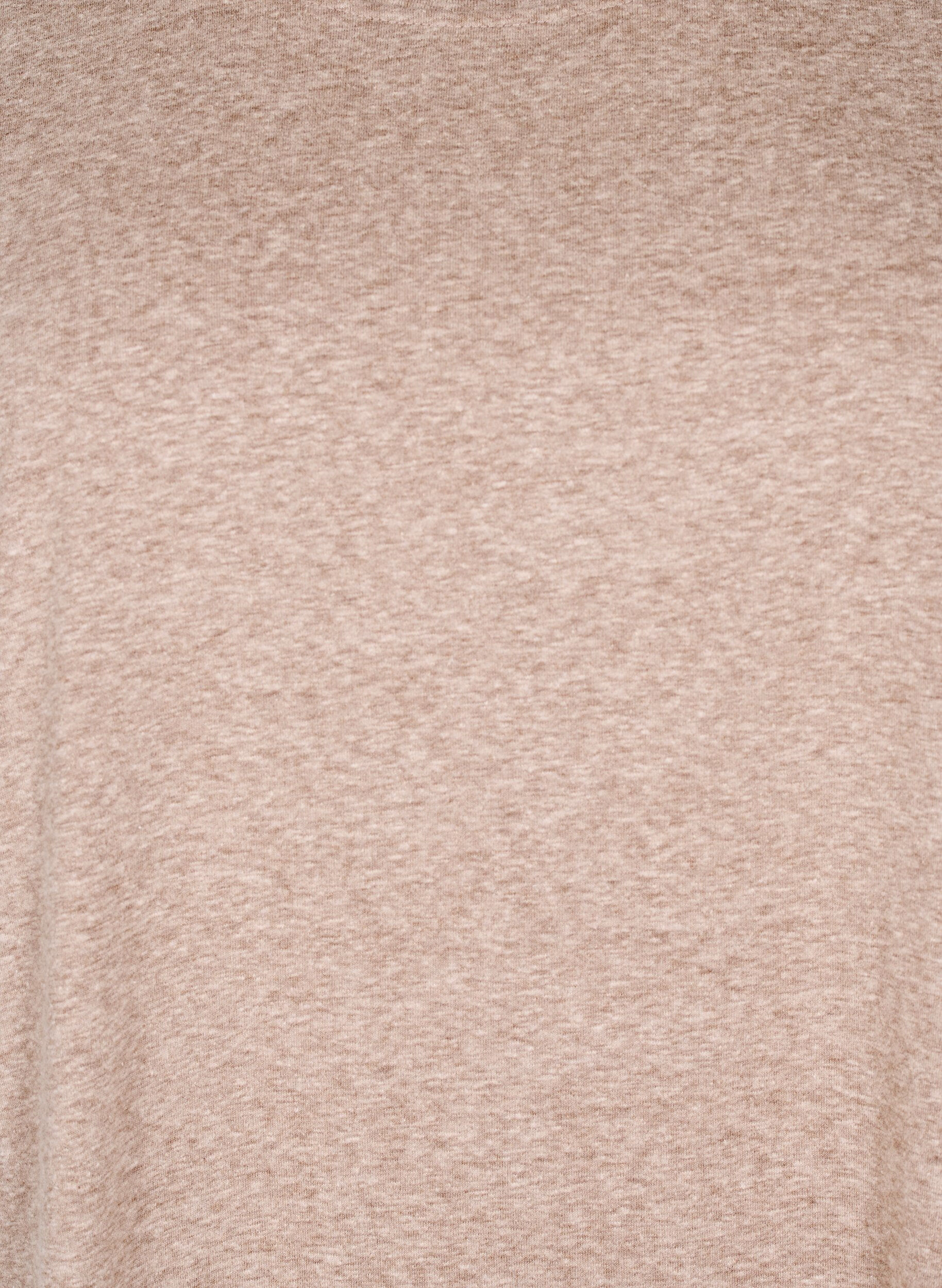 Zizzi Meleret t-shirt med korte &aelig;rmer, Brun, Packshot image number 2