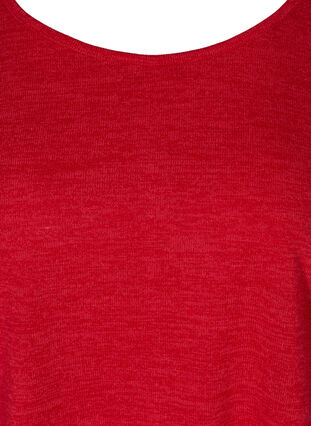 Løs bluse med lange ærmer, High Risk Red ASS, Packshot image number 2