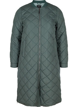 Quiltet jakke med lommer og slids, Urban Chic, Packshot image number 0