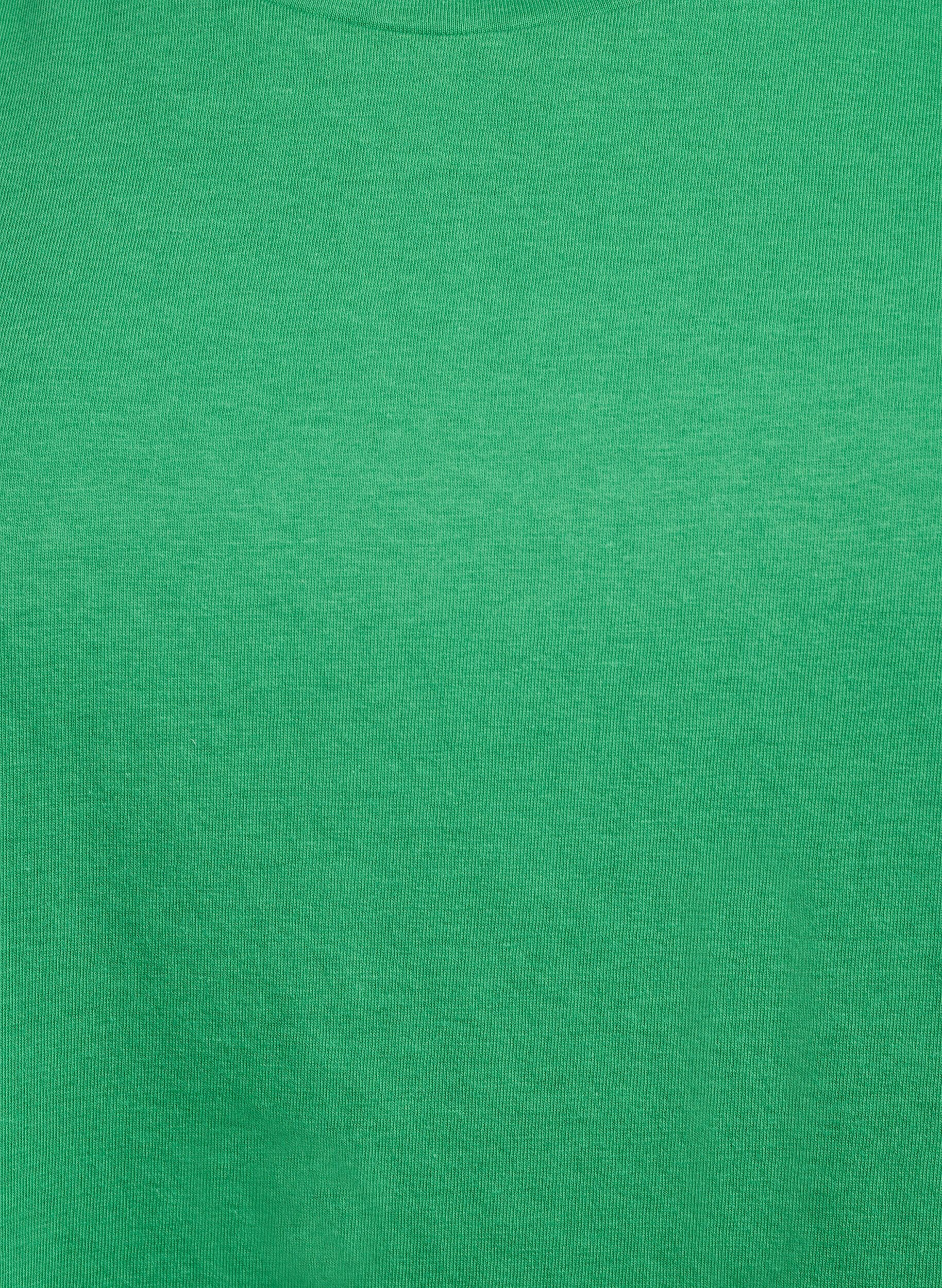 ZizziKort&aelig;rmet t-shirt i bomuldsblanding, Gr&oslash;n, Packshot image number 2