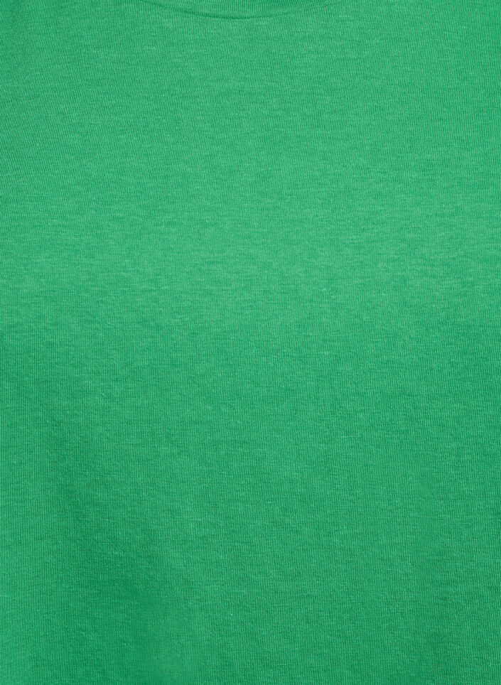 Kort&aelig;rmet t-shirt i bomuldsblanding, Gr&oslash;n, Packshot image number 2