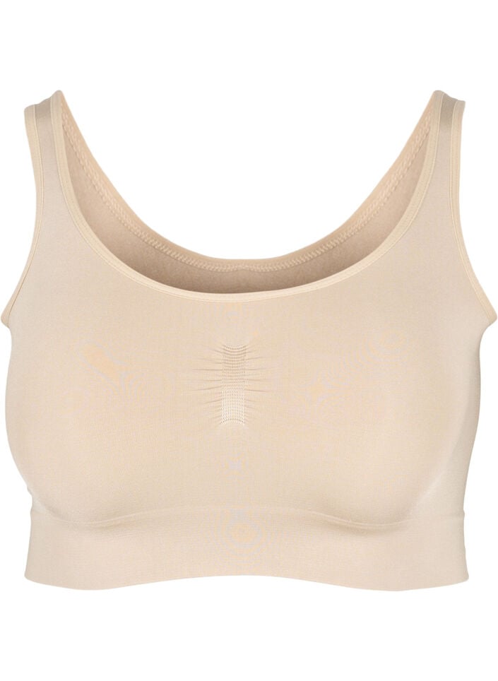 Seamless bh top, Beige, Packshot image number 0