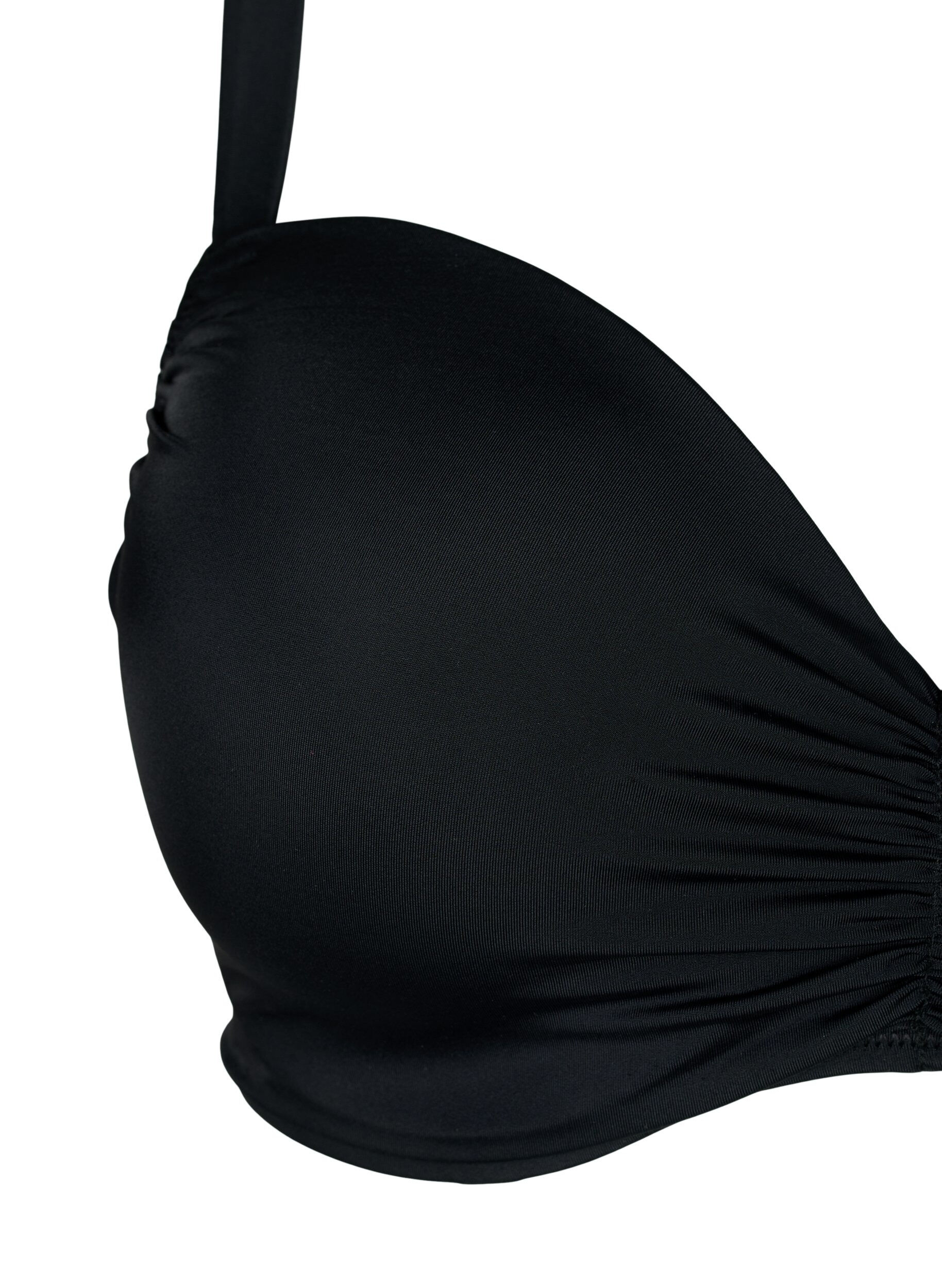 Zizzi Bikini bh med formst&oslash;bte sk&aring;le, Black, Packshot image number 2