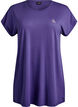 Lang tr&aelig;nings t-shirt, Lilla, Packshot image number 0