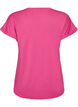 Kort&aelig;rmet T-shirt i bomuldsblanding, Lyser&oslash;d, Packshot image number 1