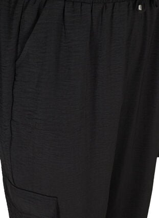 Løse bukser med store lommer, Black, Packshot image number 2