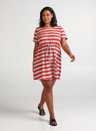 Kort kjole, LGM W. Red Stripe, Model image number 2