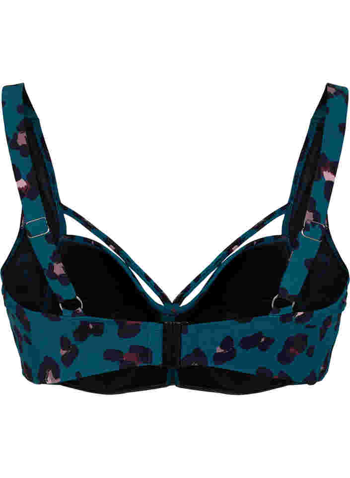 Bikini bh med drapering og string , Leopard, Packshot image number 1