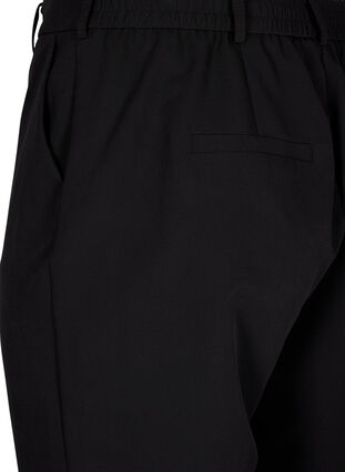 Bukser med lommer og lige ben, Black, Packshot image number 3