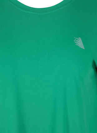 Ensfarvet trænings t-shirt, Jolly Green, Packshot image number 2