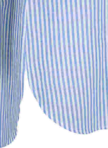 Stribet tunika med v-hals og knapper, Surf the web Stripe, Packshot image number 3