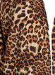 Kimono i viskose med 3/4 &aelig;rmer, Brun, Packshot image number 2