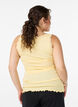 Top med blondekant, Gul, Model image number 2