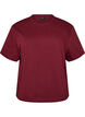 Boxy T-shirt i bomuld, R&oslash;d, Packshot image number 0