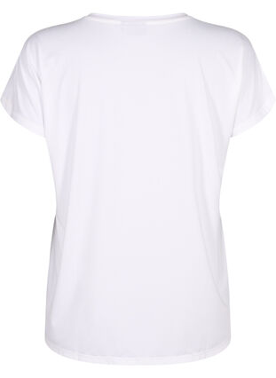 Kortærmet trænings t-shirt, Bright White, Packshot image number 1