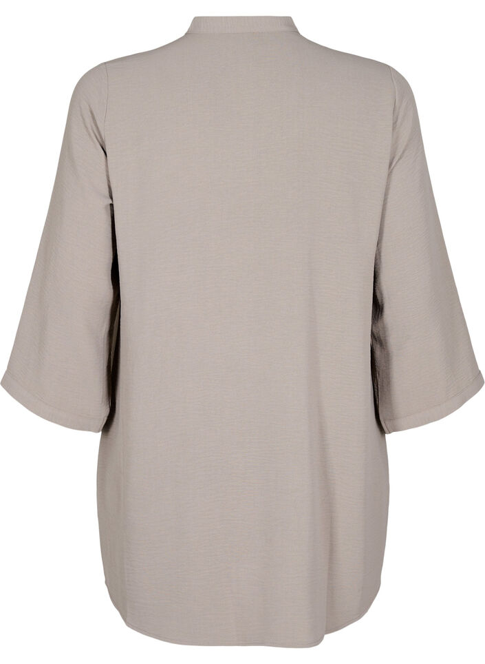 Tunika med 3/4 &aelig;rmer, Beige, Packshot image number 1